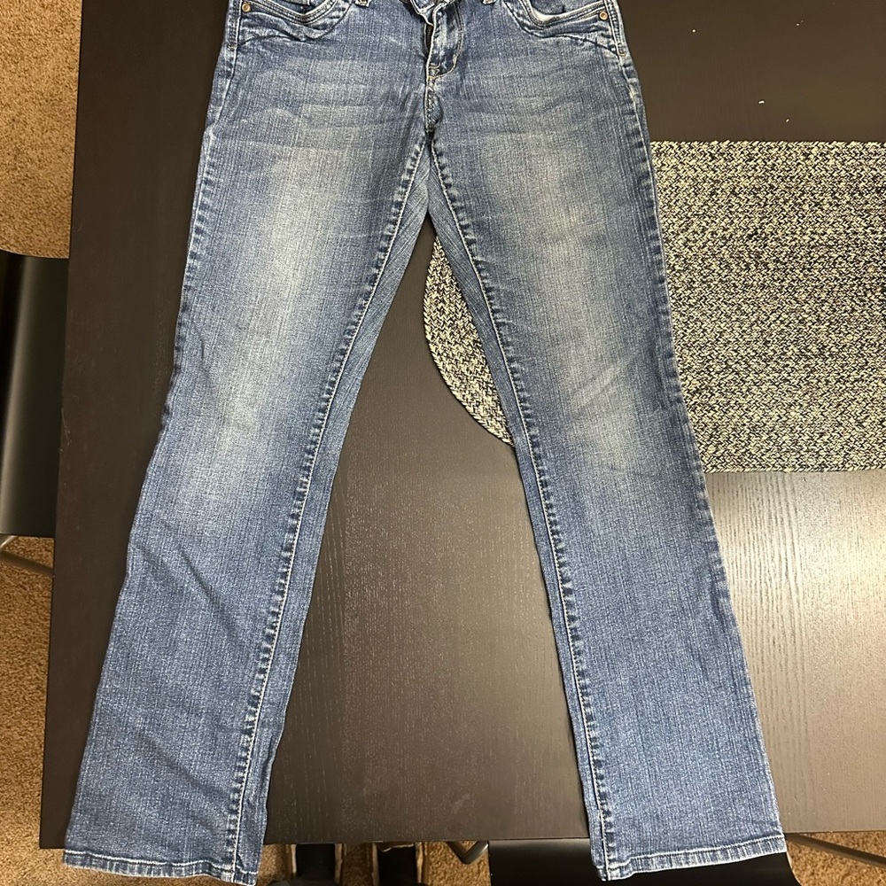 dELiA*s Women's Boot Cut Jeans in Faded Blue